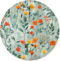 ITNRSIIET Round Mouse Pad with Stitched Edge Premium-Textured Waterproof Non-Slip Rubber Base Desktop Protection Mat Diameter 8.7 inches, Beautiful Flowers