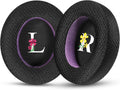 Breathable Mesh Replacement Earpads for SENNHEISER MOMENTUM3 in Black/Purple