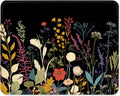 ITNRSIIET Mouse Pad with Stitched Edge Premium Textured Smooth Precise Operation Waterproof Washable Non-Slip Rubber Base Desktop Protection Mat, 10.2×8.3×0.12 inches, Pretty Flowers Plants