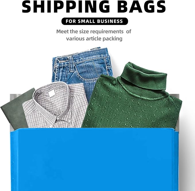 POLYSELLS 50 pcs 24x24 Inches Blue Poly Mailers Shipping Envelopes, Strong - Image 6