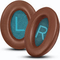 Headphones Replacement Ear Pads, Protein Leather earpad Cushions for Bose AE2/QC15/QC25 Headphones, Replacement Earpads, Softer Memory Foam - Brown