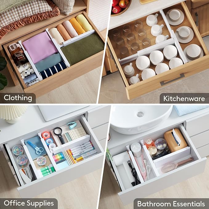 Lifewit 10 Pack Upgrade Drawer Dividers - Image 8