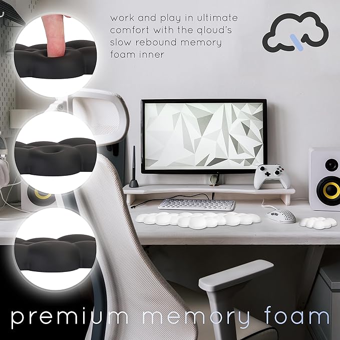 Cloud Keyboard Wrist Rest – Create-ables Qloud Cloud Wrist Rest - Image 5
