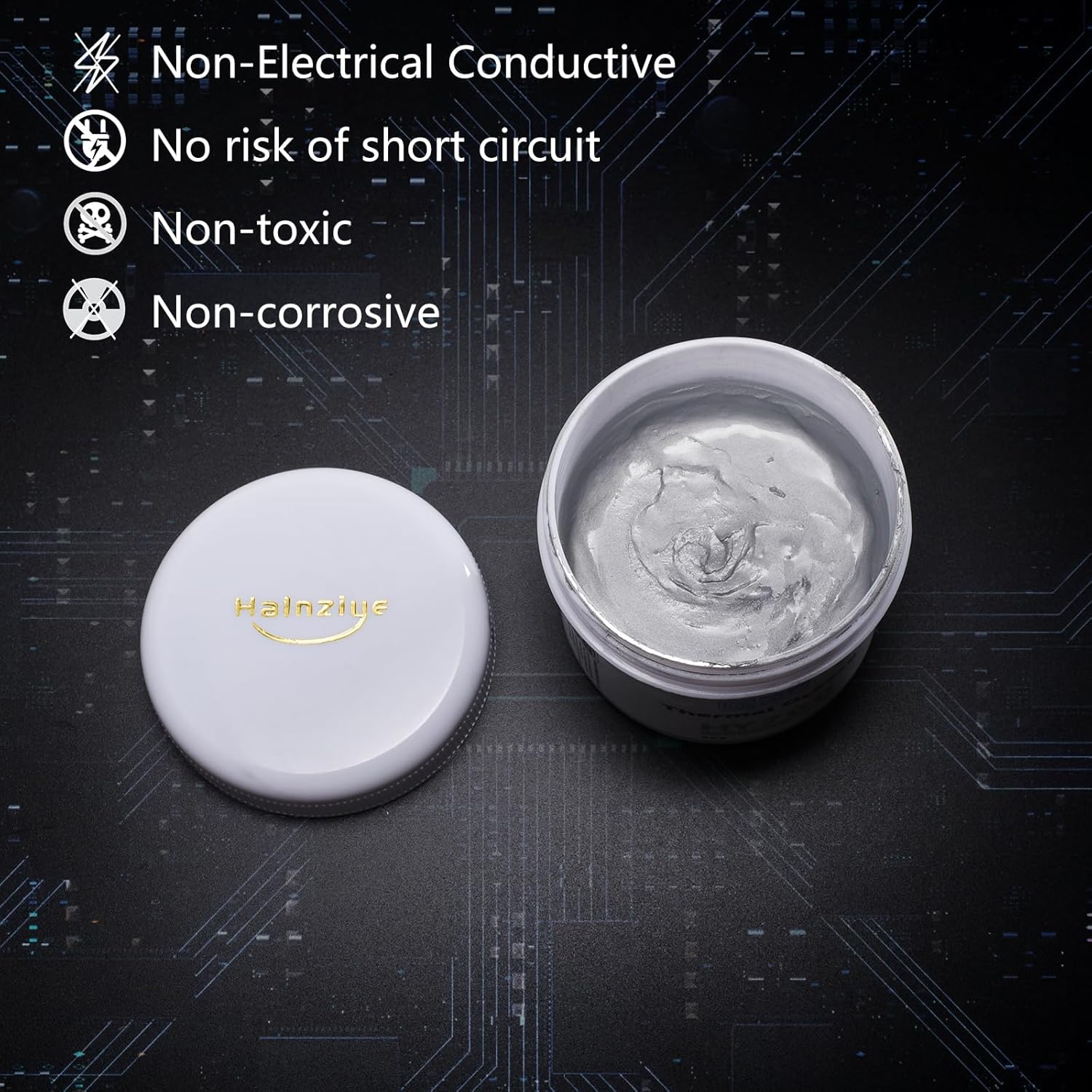 HY700-100g CPU Thermal Heatsink Grease Paste Compound Thermal Conductivity: >3.14W/m-k Carbon Based High Performance for CPU PC GPU PS5-100 Grams