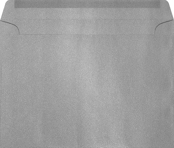 LUXPaper 9 x 12 Booklet Envelopes | Silver Metallic | 80lb. Text | 1, 000 Qty - Image 2