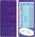 StoreSMART® - Metallic Purple Plastic Policy/Lotto Ticket Holders - 500-Pack - by StoreSMART