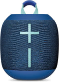 Ultimate Ears WONDERBOOM 4 Outdoor Speakers Bluetooth Waterproof with Big Bass & 360-Degree Sound, Dustproof Floating Wireless Speaker, 131ft Range - Blue
