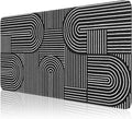 iCasso Black Desk Mat, Large Mouse Pad by iCasso