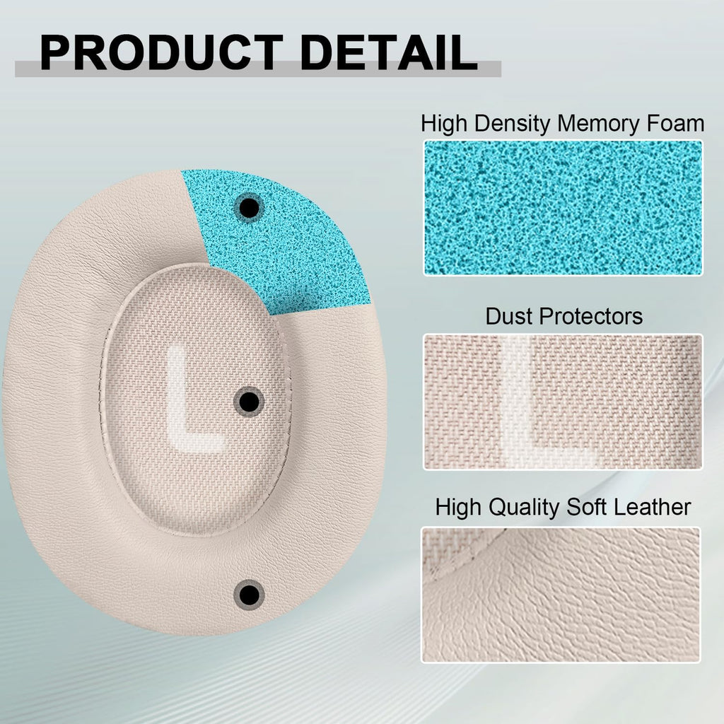 Replacement Ear Pads for JBL Tune 700(700BT)/710(710BT)/720(720BT)/750(750BT,750BTNC)/760(760NC)/770(770NC) Headphones, Headset Ear Cushions, Headset Earpads, Ear Cups Cover (Pink)