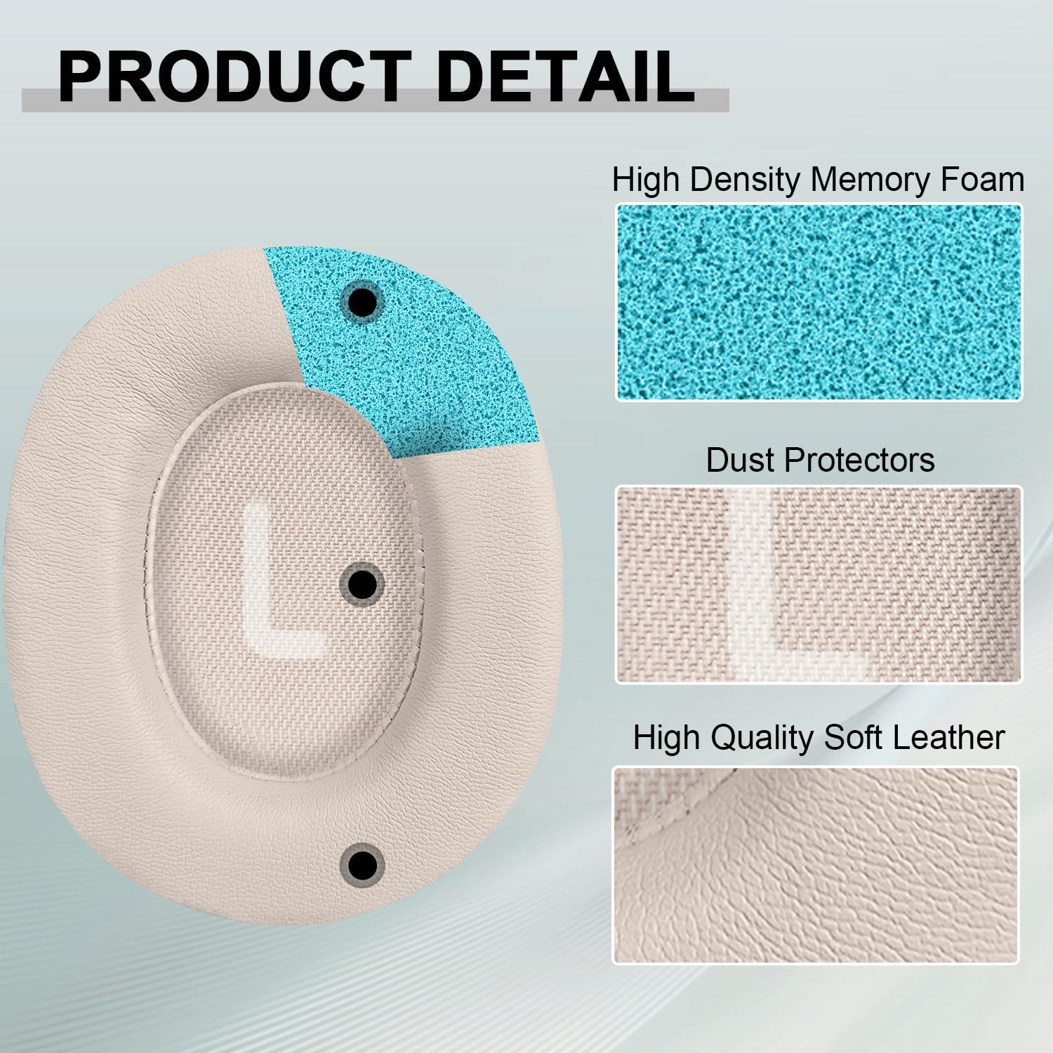Replacement Ear Pads for JBL Tune 700(700BT)/710(710BT)/720(720BT)/750(750BT,750BTNC)/760(760NC)/770(770NC) Headphones, Headset Ear Cushions, Headset Earpads, Ear Cups Cover (Pink)