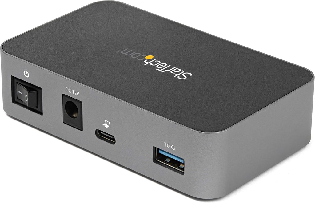 StarTech.com 4-Port USB C Hub - USB 3.2 Gen 2 (10Gbps) - 3x USB-A & 1x USB-C - Powered - Universal Power Adapter Included , TAA (HB31C3A1CS)