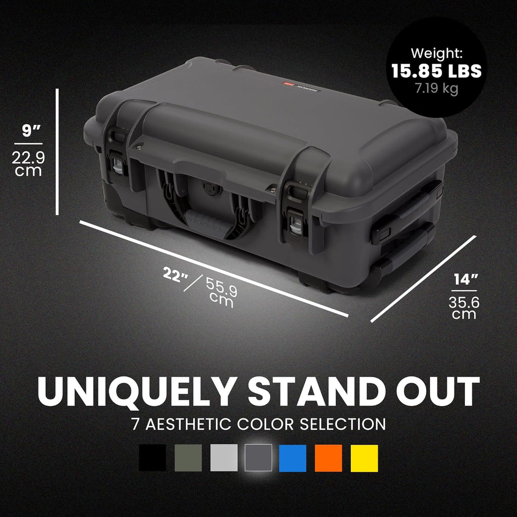 NANUK Wheeled Series 935 Lightweight NK-7 Resin Waterproof Protective Case