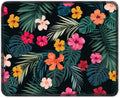 ITNRSIIET Mouse Pad with Stitched Edge Premium Textured Smooth Precise Operation Waterproof Washable Non-Slip Rubber Base Desktop Protection Mat, 10.2×8.3×0.12 inches, Beautiful Floral