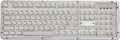Azio RC Prestige Mechanical Keyboard, Bluetooth 5.0, Hot-Swappable Switches, PC/Mac (Ivory/Brown Switches)