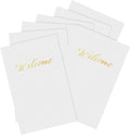 Affrolling 25 Pack 6 x 9 Inch Welcome Pocket Folders Church Visitor Welcome by Affrolling