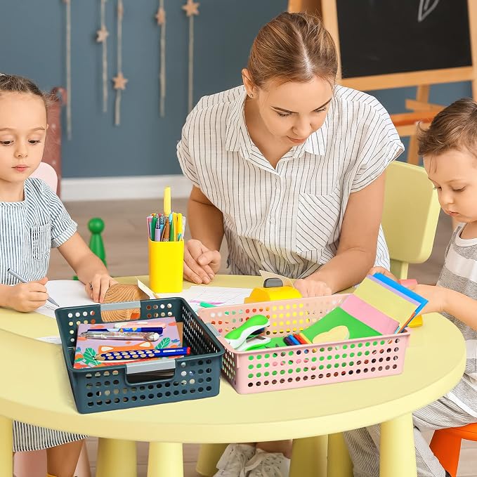 4Pcs Classroom Organization and Storage Paper Tray Holds, Fits 4A paper | Paper - Image 4