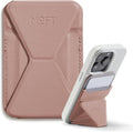 MOFT Magnetic Wallet Stand Compatible with iPhone 16/15/14/13/12 Series, Angle Adjustment & Magsafe Compatible MOVAS Phone Stand,Classic Nude