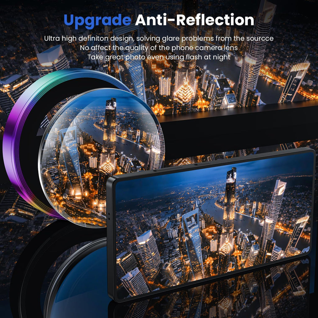 WSKEN for Samsung Galaxy S25 Ultra Camera Lens Protector - Ultra Thin Case Friendly, 9H Shatterproof Tempered Glass with Aluminum Metal Circle Camera Screen Protector Cover Accessories, Colorful