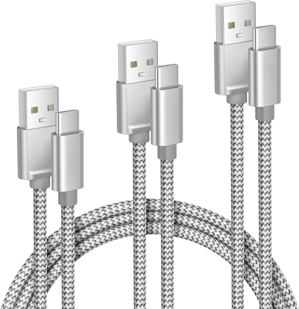 Elebase iPhone 16 15 Pro Max Charger Cord 1.5/3.3/6.6FT 3 Pack,USB to USB Type C Car Charging Cable,USBC Power Cable for New Apple iPad mini Air,Airpods 4,Samsung Galaxy S25 S24 S23 Plus Ultra,Z Flip
