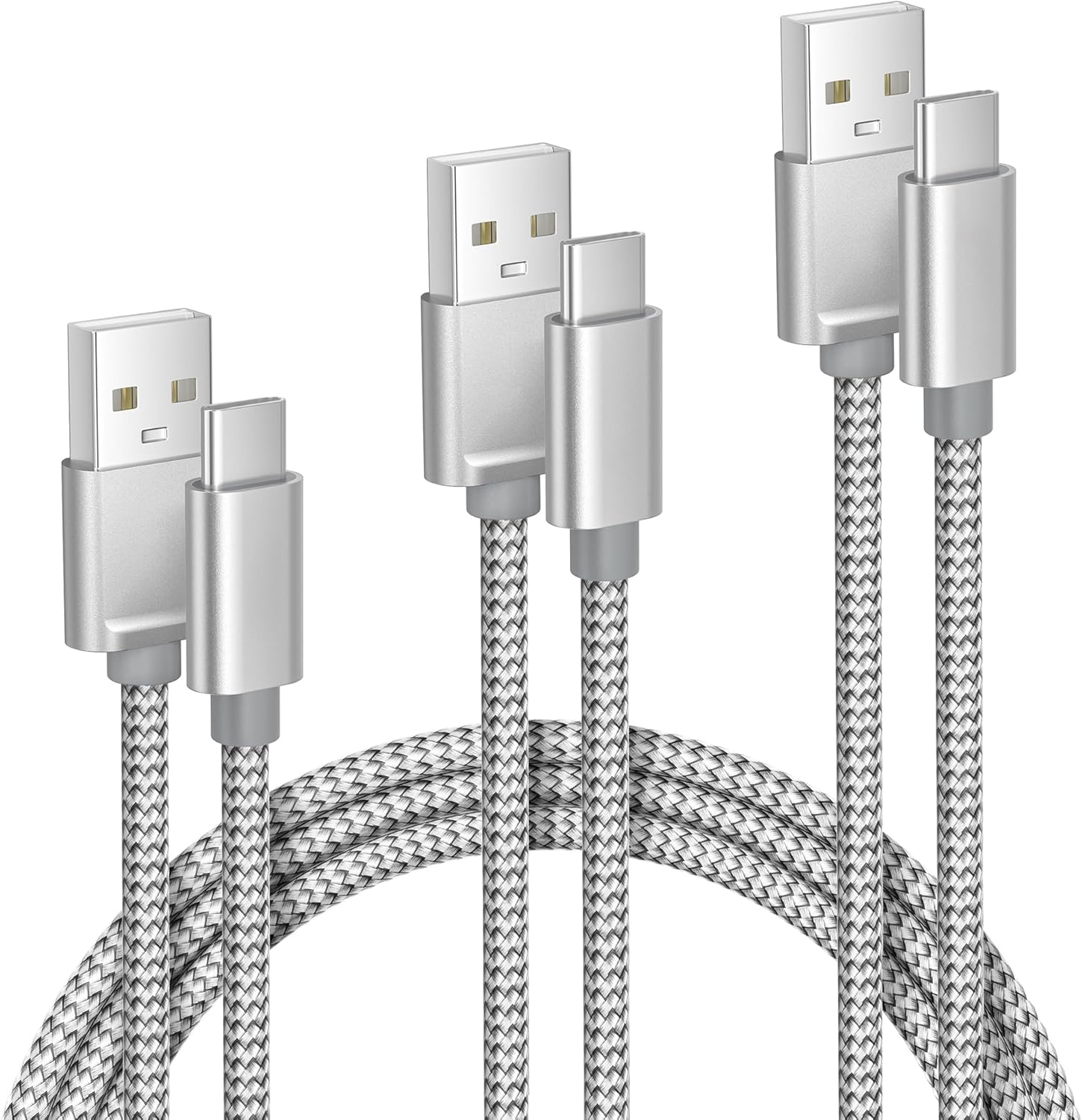 Elebase iPhone 16 15 Pro Max Charger Cord 1.5/3.3/6.6FT 3 Pack,USB to USB Type C Car Charging Cable,USBC Power Cable for New Apple iPad mini Air,Airpods 4,Samsung Galaxy S25 S24 S23 Plus Ultra,Z Flip