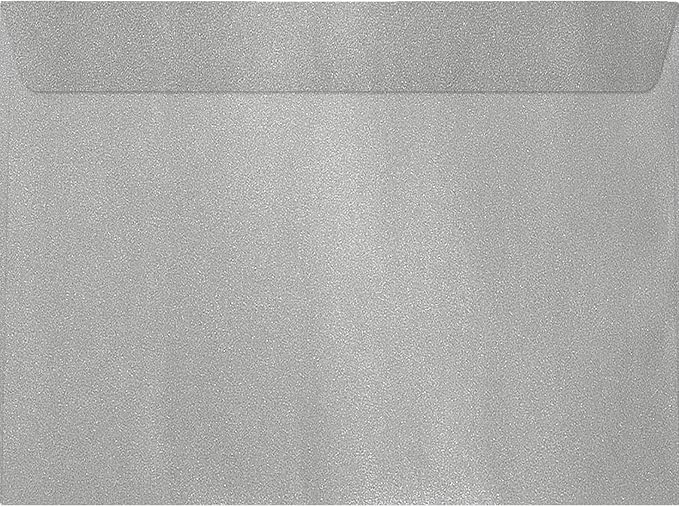 LUXPaper 9 x 12 Booklet Envelopes | Silver Metallic | 80lb. Text | 1, 000 Qty by LUXPaper