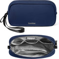 tomtoc Electronics Organizer Travel Case, Water Resistant Travel Bag Cable Organizer for Essentials, Tech Pouch Accessories Carry Storage for Cord, Phone, Cables, Airpods, USB Flash Drive, Daily Items