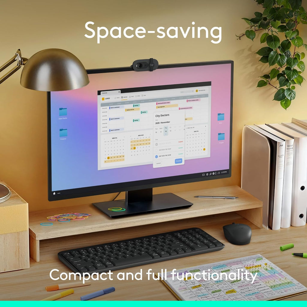 Logitech K250 Bluetooth Keyboard with Numpad, Easy Connectivity, Compact Wireless Keyboard Made with Recycled Plastic, Spill-Resistant, Comfortable Keys - Windows/MacOS - Graphite
