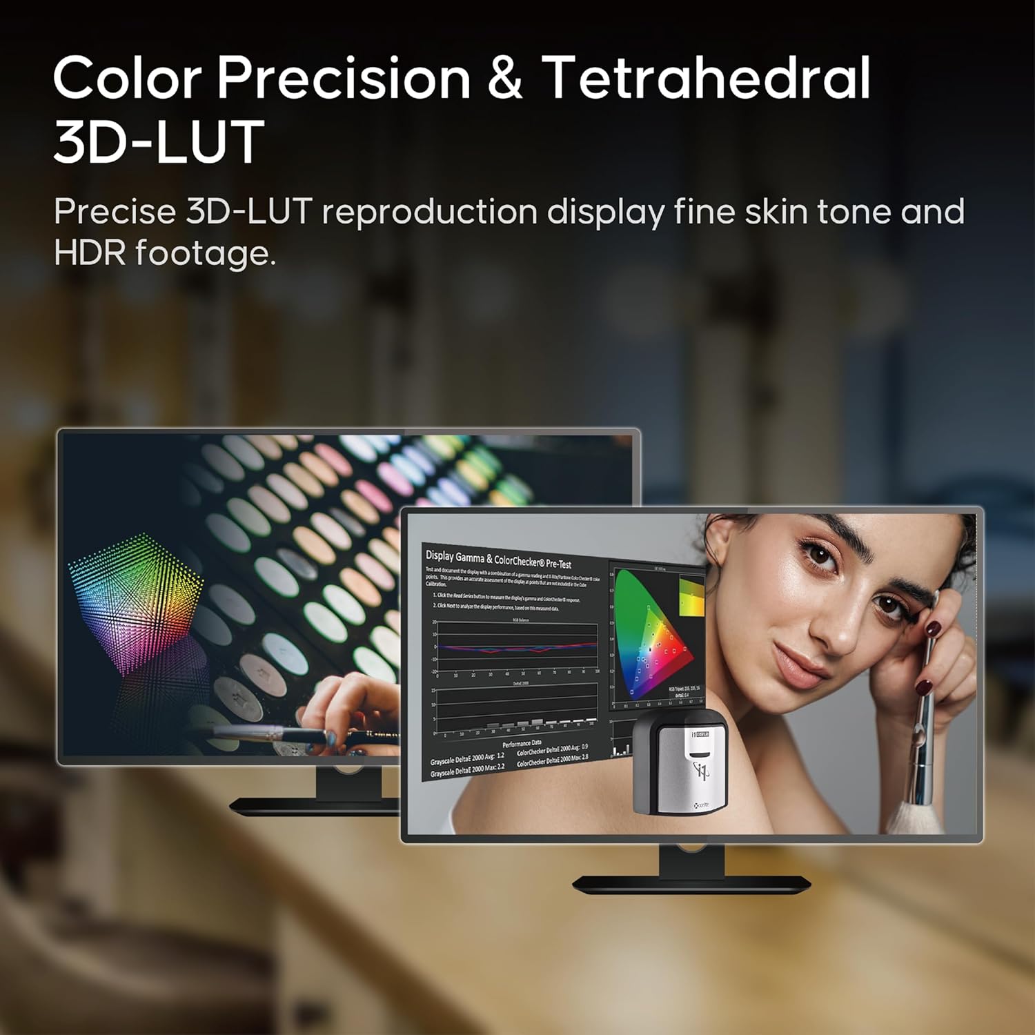 Osee G7 Pro 7 Inch Touchscreen Camera Monitor, 3000Nits HDR Field Monitor with Camera Control, Touch to Focus DSLR Monitor with 3G-SDI 4K HDMI in/Out, 3D-LUT New UI Flexible Power Supply