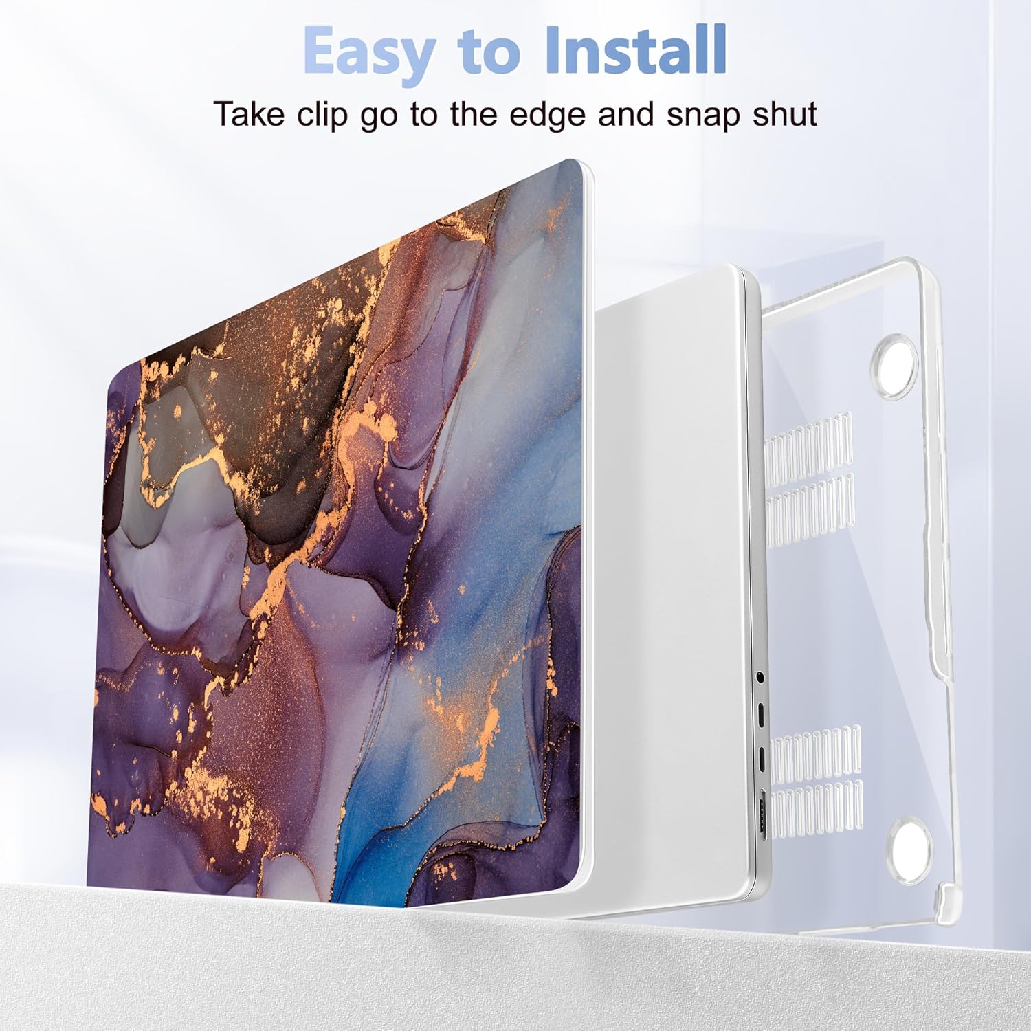 for MacBook Pro 16 inch Case 2021 2022 2023 2024 Release A3186 A3403 M4 A2991 M3 A2780 M2 A2485 M1 Pro/Max, Hard Shell Case with Screen Protector & Keyboard Cover, Abstract Art