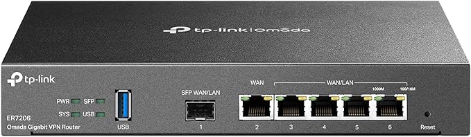 TP-Link ER7206 Multi-WAN Professional Wired Gigabit VPN Router Increased by TP-Link