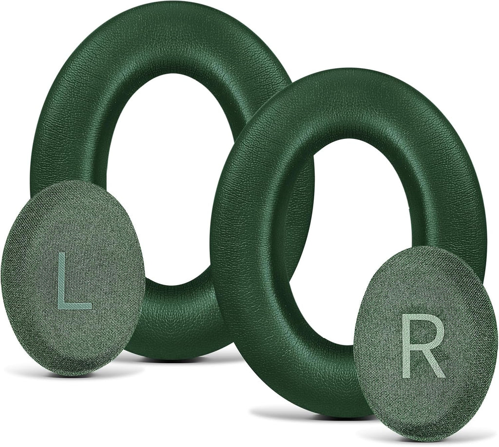 Headphones Replacement Ear Pads, Protein Leather earpad Cushions for Bose QuietComfort 45（QC45） Headphones, Softer Memory Foam - Dark Green