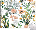 Mouse Pad, Premium-Textured Mouse Mat, Non-Slip Rubber Base Mousepad for Laptop, Computer & PC,9.5×7.9 in, Creamy White Floral