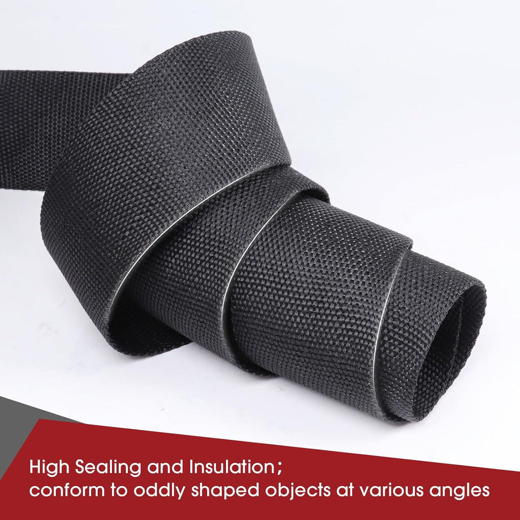 Heat Shrink Wire Loom 2:1 Shrinkable Braided Cable Sleeve 2 Inch ID-25ft Abrasion Protection Flexibility Fabric Wiring Harness Cover Sheath