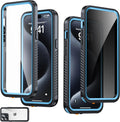 for iPhone 15 Pro Max Case Waterproof - Built-in Privacy Screen Protector & HD Screen Protector [IP68 Underwater] Shockproof Dustproof Full Body Protection iPhone 15 Pro Max Phone Case