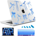 May Chen for MacBook Air 13.6 inch Case A3240 M4 A3113 M3 A2681 M2 with Retina Dispaly, 2025 2024 2023 2022 Release, Plastic Hard Shell Case with Screen Protector & Keyboard Cover, Watercolor Bows