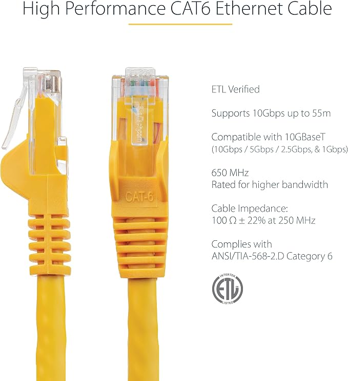 StarTech 30ft CAT6 Ethernet Cable - Image 2