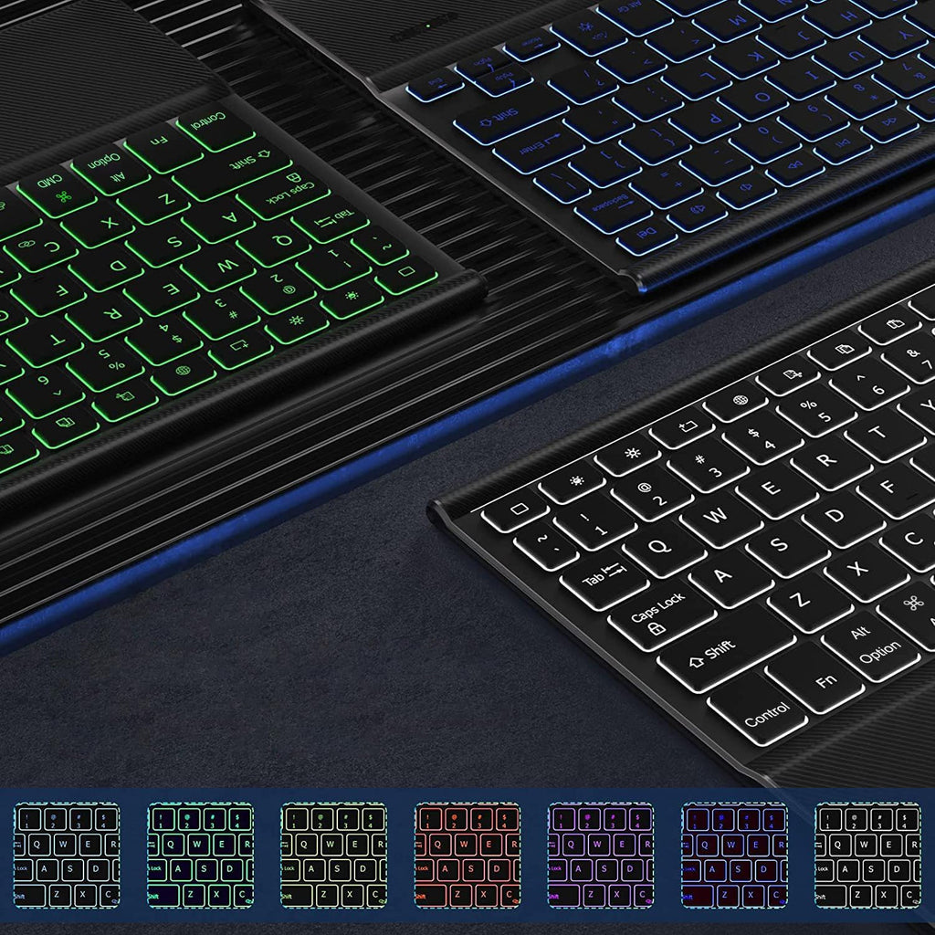 Sahara - Navigate Series Keyboard Case with Track Pad for iPad Air 13" (M2 2024/M3 2025), Black, (TB00418)