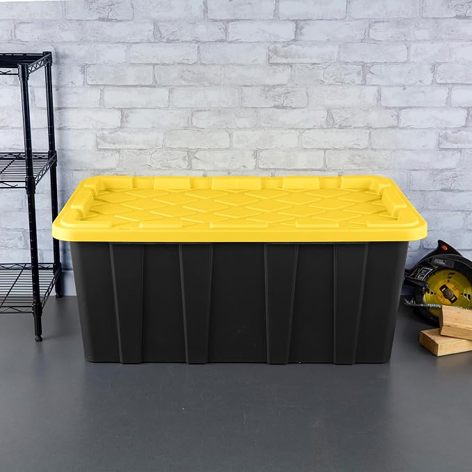 Sterilite 8-Pack Industrial Tote, Plastic Storage Container Bins - Image 4