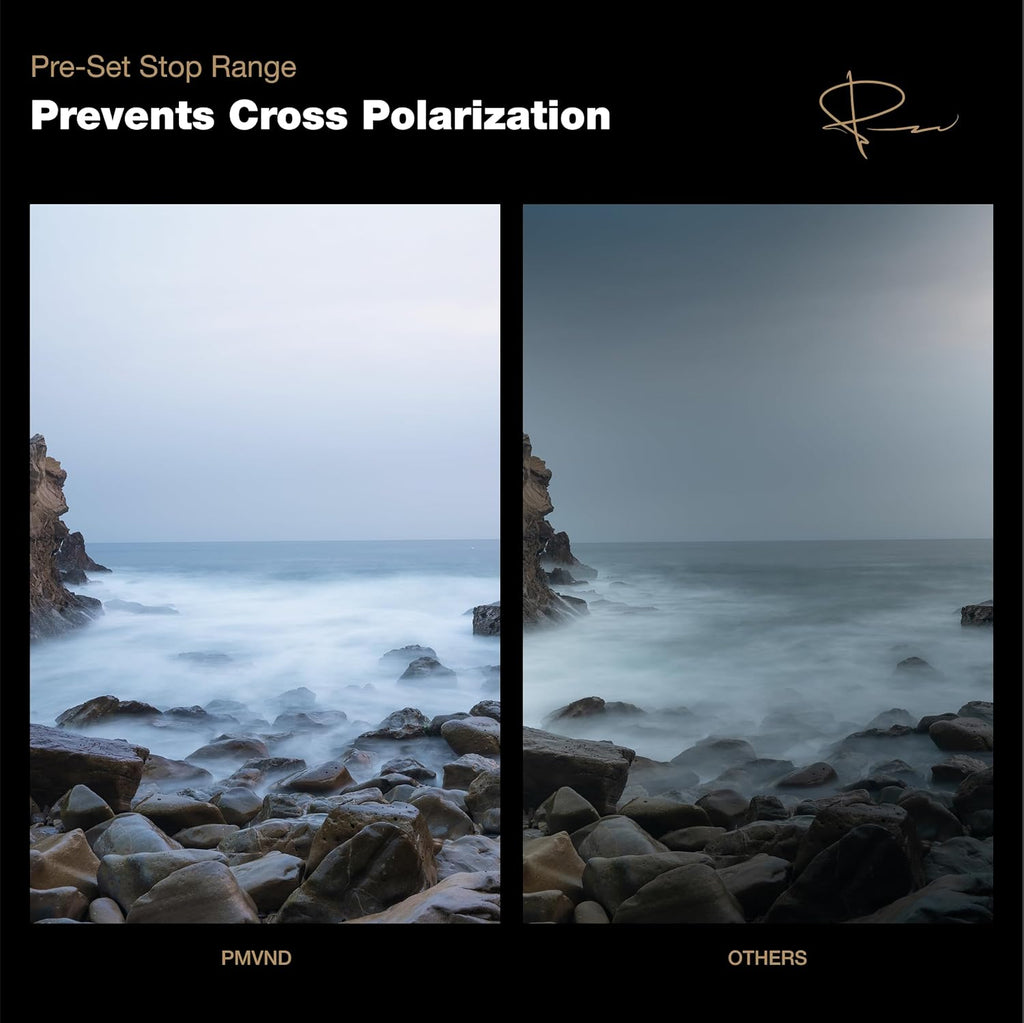 PolarPro 82mm Peter McKinnon VND Camera Filter - 6-9 Stop Variable Neutral Density Lens Filter for DSLR/Mirrorless Professional Video – PMVND Signature Edition II for Cinematic Shutter Speed Control