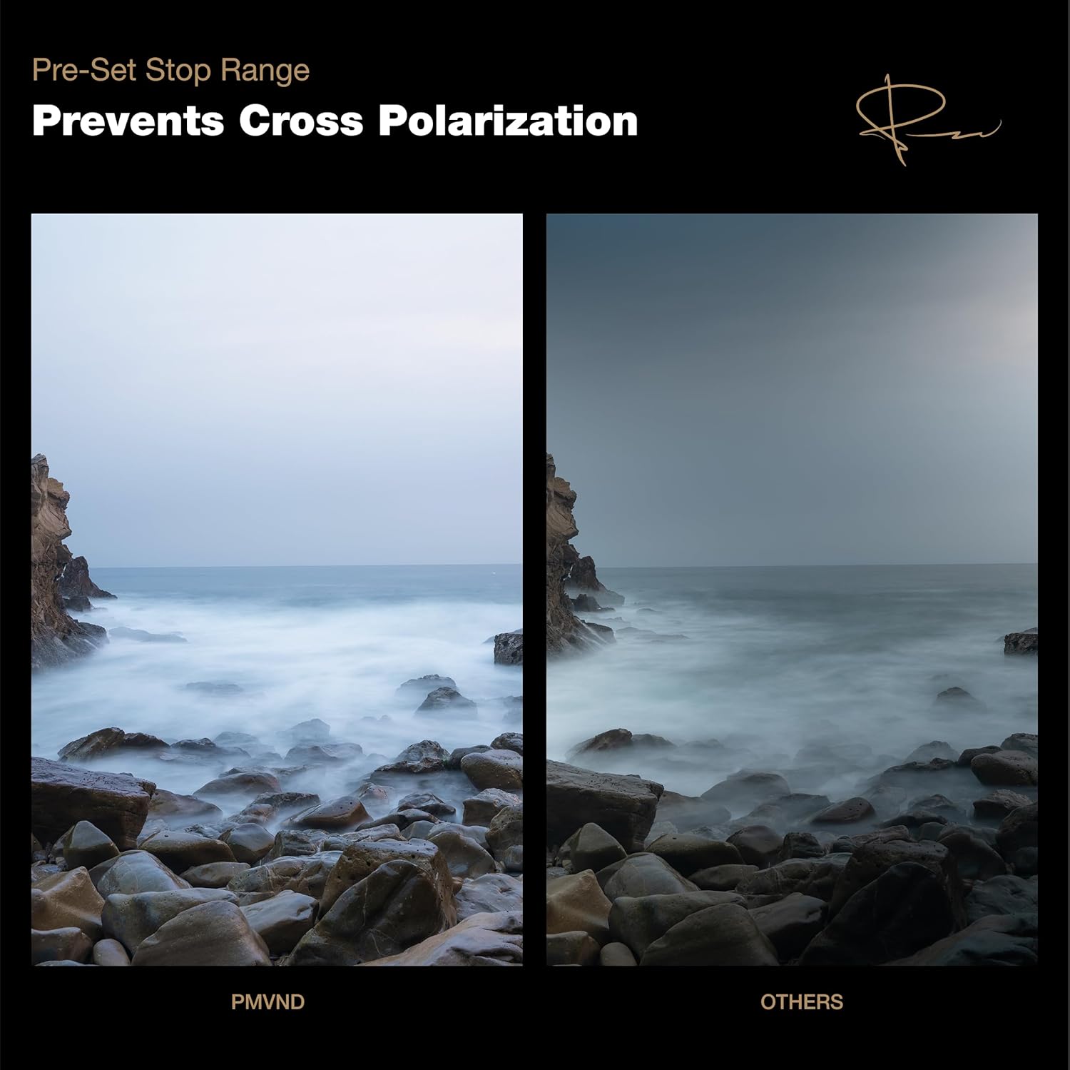 PolarPro 95mm Peter McKinnon VND Camera Filter - 6-9 Stop Variable Neutral Density Lens Filter for DSLR/Mirrorless Professional Video – PMVND Signature Edition II for Cinematic Shutter Speed Control