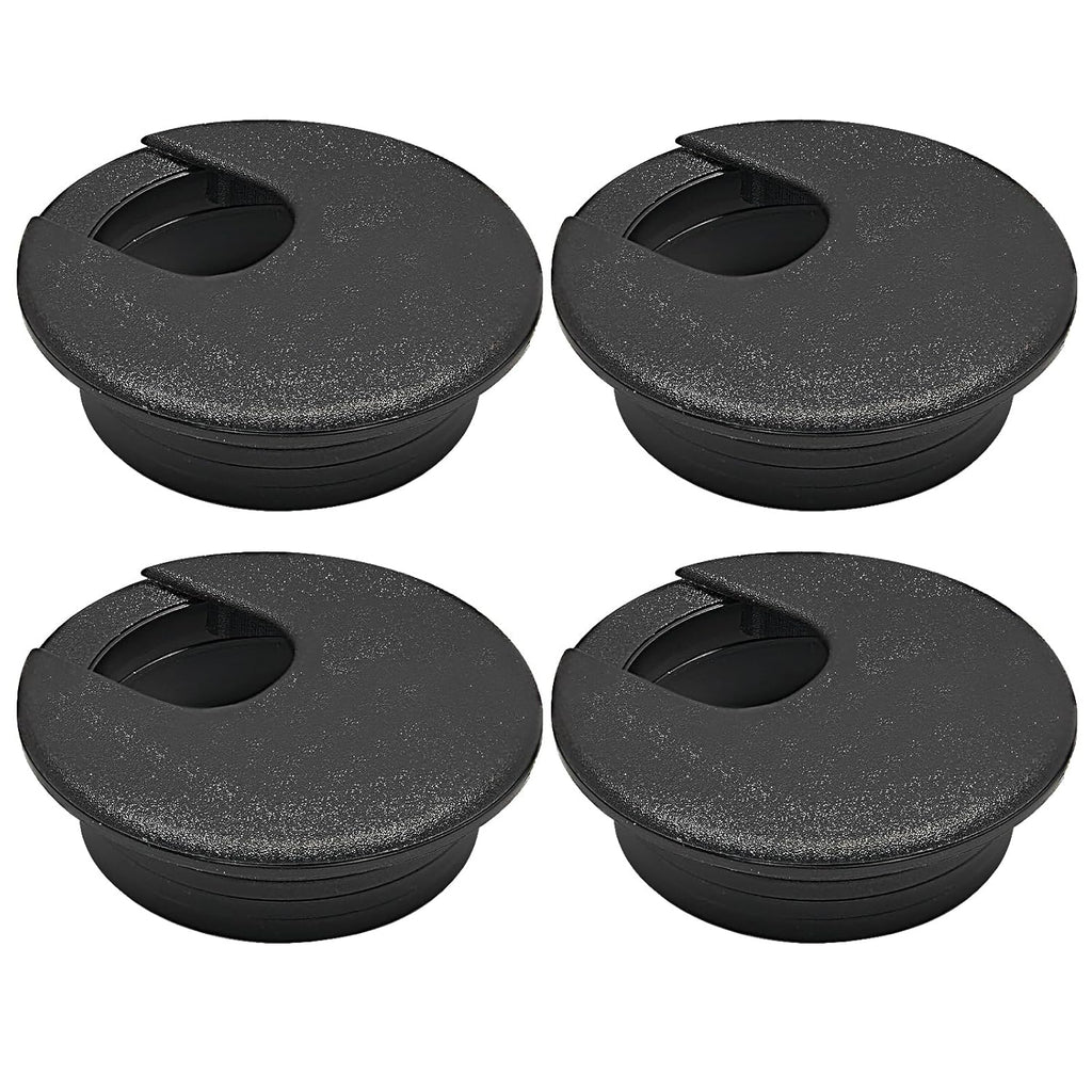 Desk Grommet 2" (50 mm), Desk Cord Hole Cover, Cable Grommet ABS Plastic, Desk Hole Grommet for Office and Home Table Cable, Detachable Cable Cord Organizer (Light Grey 4 Pcs)