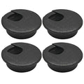 Desk Grommet 2" (50 mm), Desk Cord Hole Cover, Cable Grommet ABS Plastic, Desk Hole Grommet for Office and Home Table Cable, Detachable Cable Cord Organizer (Light Grey 4 Pcs)