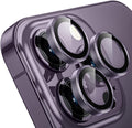WSKEN for iPhone 14 Pro/iPhone 14 Pro Max Camera Lens Protector,[Night Shooting Mode] HD Tempered Metal Glass Camera Screen Protector Cover Film Accessories,Deep Purple