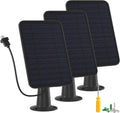 5W Solar Panel Charger Compatible with Blink Outdoor/Outdoor(3rd Gen)/XT XT2 Camera, Solar Panel for Blink Camera, 13.1ft Charging Cable & Rubber Plug, IP65 Weatherproof with Secure Wall Mount, 3 Pack