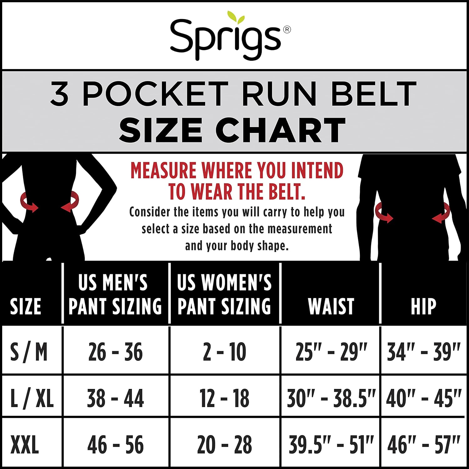 3 Pocket Adjustable Running Belt Waist Pack, Fanny Pack For Working Out With Sweat Resistant Backing, Holds All iPhone Models (Tie Dye/Black, Small/Medium)
