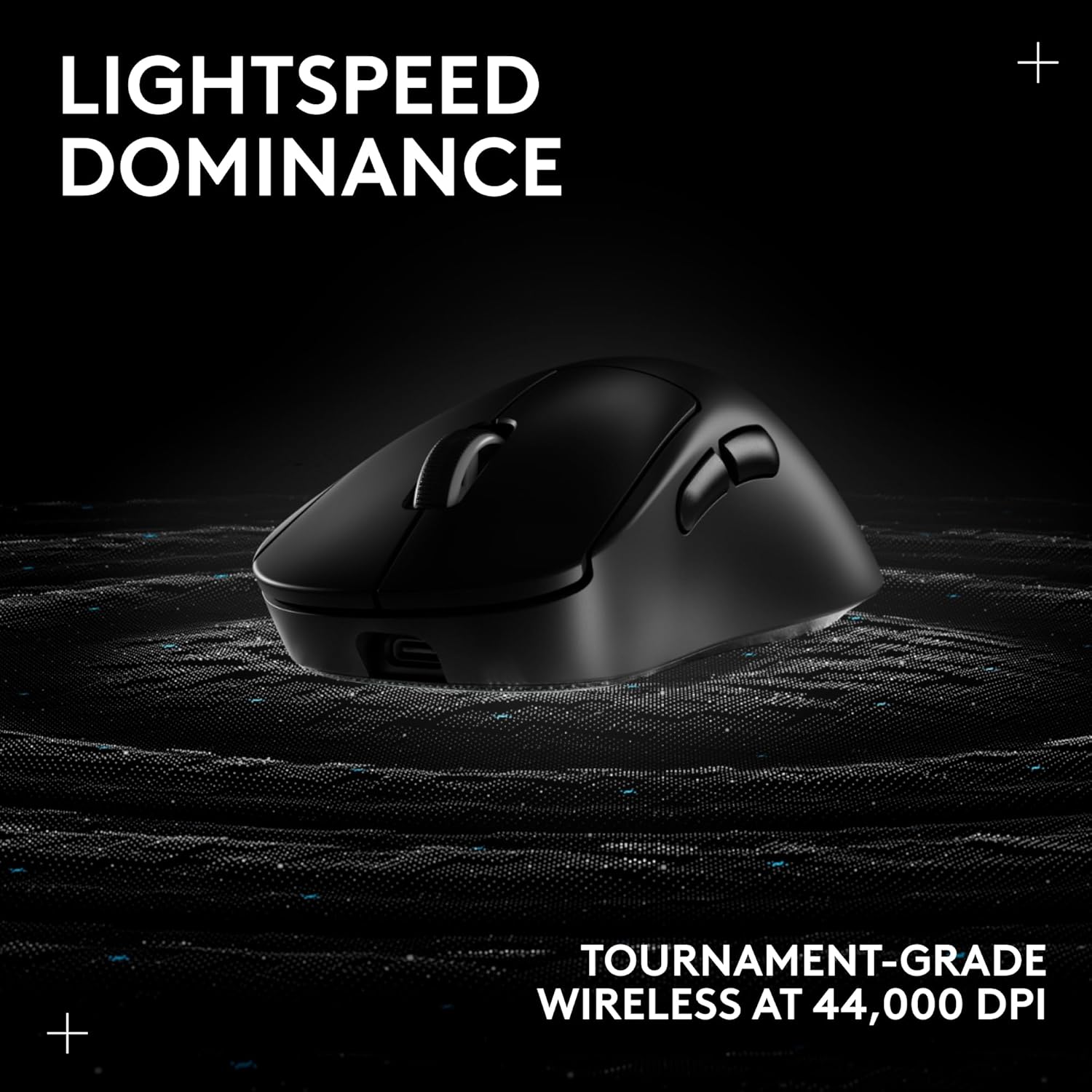 Logitech G PRO X Superlight 2 DEX Wireless Gaming Mouse, 60g pro-Grade Right-Handed Mouse with 5 programmable Buttons, USB-C Charging, 44k DPI Sensor, up to 8 kHz Polling for PC/Mac - Black