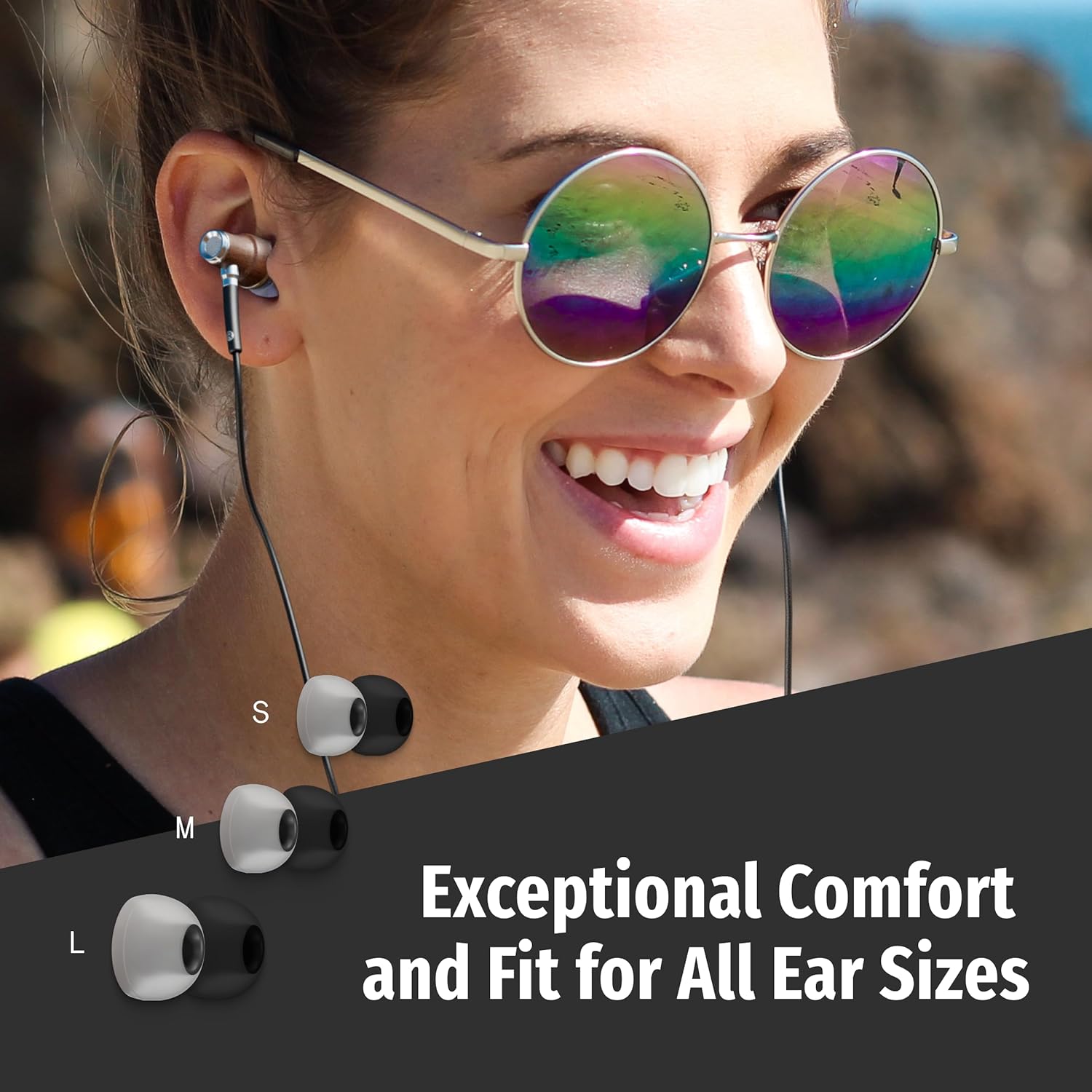 Symphonized Premium Wooden iPhone Earphones Wired (USB C) Deep Bass Sound, 3D Sound, Microphone Volume Control, 90% Noise Cancelling for Type C Devices. Earphones for iPhone 15 to 16 & Android