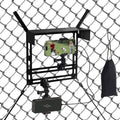 Cell Phone Fence Mount with Shade, Fence Phone Holder Mounting Kit for iPhone, GoPro, Mevo Start, Insta360 and Other Action Cameras, Streaming Kit for Recording Baseball, Softball and Tennis
