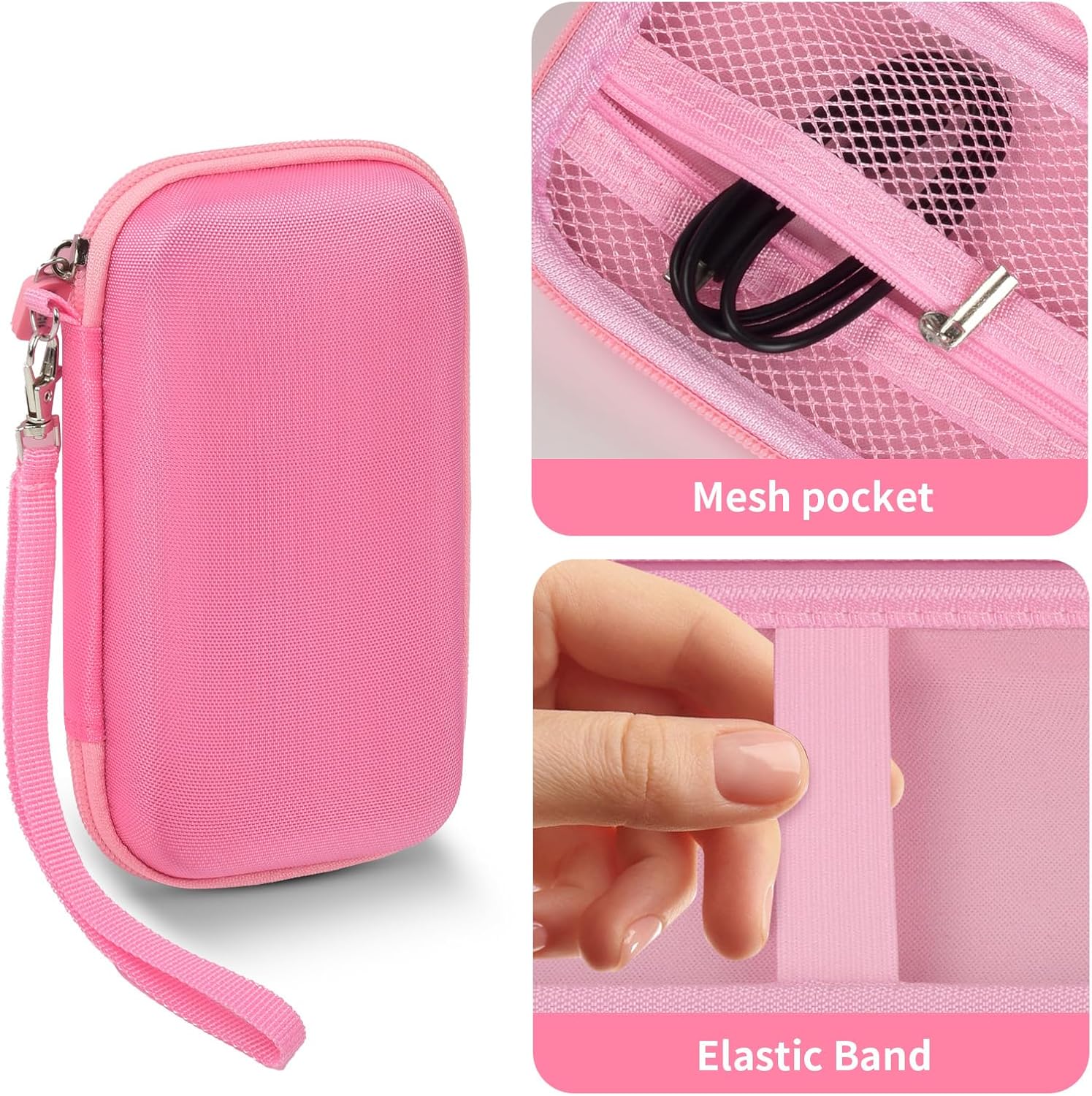 Portable Bank Charger Case for SABANI for Charmast for OHOVIV for VRURC for YILANS for CFIAI for LOVELEDI for RGVOTA for Miday for RONEGN for POIYTL for IAPOS Fast Charging Battery (Pink)