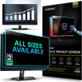 Universal 23"-24" - 23", 23.6", 23.8", 24" - 16:9/16:10 Aspect Ratio - 2 Pack - Computer Privacy Screen Filter for Widescreen Computer Monitors - 21.2"x13.4" = 541x342mm - Monitor Frame Hanging Type